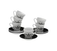 SET 6 TAZAS CAFE CON PLATO GOURMET