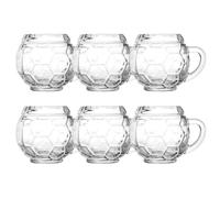 Set 6 verres à bière football 0,3L - Chopes design fan