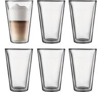 Set 6 verres thermo - BODUM - Canteen - Double paroi - 0.4 l - Transparent