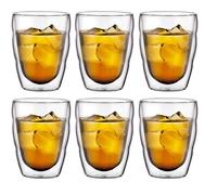 Verres double paroi BODUM - Pilatus 6x25cl - 21 à 30 cl