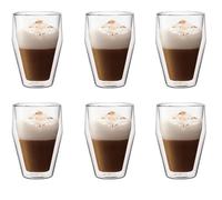 Set 6 verres thermo - BODUM - Titlis - Double paroi - 0.35 l - Transparent