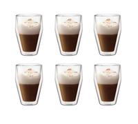 Set 6 Verres Thermo - Bodum - Titlis - Double Paroi - 0.35 L - Transparent