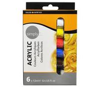 Set 6 X 12 Ml Simply Acrylique