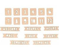 Set 68 Silhouettes Naissance - Bois