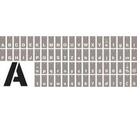 Set 70 Pochoirs Alphabet