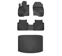 SET 77 Tapis de sol en caoutchouc et moquette Honda CR-V 5 2016-2023 d
