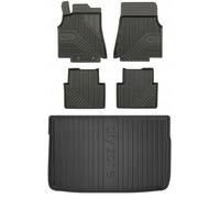 SET 77 Tapis de sol et sur-tapis Mercedes W169 Hatchback 2004-2012 d
