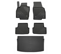 SET 77 Tapis de sol et sur-tapis VW Polo 6 Hatchback à partir de 2017-