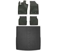 SET 77 Tapis de sol et tapis Jeep Compass 2 à partir de 2016-