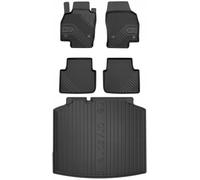 SET 77 Tapis de sol et tapis Skoda Scala Hatchback à partir de 2019-