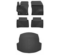 SET 77 Tapis de sol et tapis Toyota Corolla Sedan E21 12 à partir de 2018-