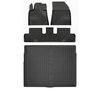 SET 77 Tapis et moquettes en caoutchouc CITROEN C4 Picasso 2 2013-2019