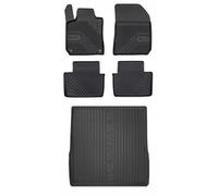 SET 77 Tapis et moquettes en caoutchouc Peugeot 308 2 Break 2013-2021 bwb