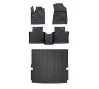 SET 77 Tapis et moquettes en caoutchouc Renault Espace 6 à partir de 2023- 7 pla