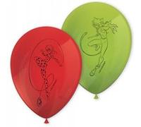 Procos Ballons en latex imprimés Miraculous Ladybug, 8 pièces