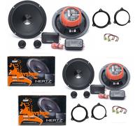 Set 8 Haut Parleur Haut-Parleurs Hertz Dsk 165.3 avant et arrière Nissan Qashqai