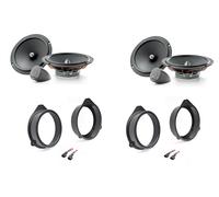 Set 8 Haut-Parleurs Focal Universel pour Audi A4 B7 Série De 2004 2008 Sections