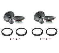 Set 8 Haut-Parleurs Focal Universel pour Mercedes Viano W639 Série De 2006 Al