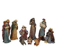 SET 9 PCS NACIMIENTO C/REYES RESINA