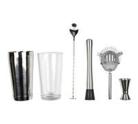 Set à cocktail 5 accessoires et 50 recettes Gris G