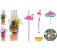 set à cocktail de 31 pièces avec shaker élégant, design exotique - Parfait pour les bars à domicile et les fêtes