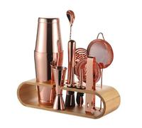 Set à cocktail - Shaker Boston 11 Pièces En Acier Inoxydable Cocktail Set Shaker Mixer Bartending Kit Kit pour Barman(P)