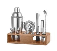 Set à cocktail - Shaker Boston 13pcs Cocktail Shaker Making Set Barman Kit pour Mixer Vin Martini Barres En Acier Inoxydable Outil Kit pour Barman