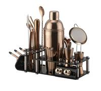 Set à cocktail - Shaker Boston 24pcs Cocktail Set Boston Shaker Mixer Kit De Fabrication Boissons En Acier Inoxydable Pour Une Utilisation À La Maison Kit pour Barman(R)