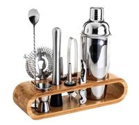 Set à cocktail - Shaker Boston Tasse À Mélanger En Acier Inoxydable, Ensemble De Shaker Cocktail, Bar, Verre Vin, Complet 10 Pièces Kit pour Barman(550ml)