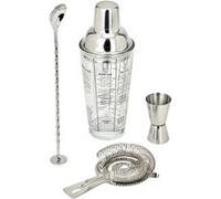 Livoo - Set à cocktails GS156-400ml, shaker, doseur, cuillère et passoire intégrée, compatible lave-vaisselle
