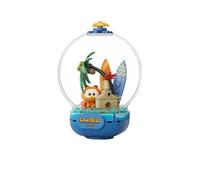 Set A Construire Garfield - Garfield Crystal Ball Series Pantasy Garfield Chill Island 13cm (Pantasy)