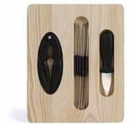 Set à crustacés livoo - contient 1 pince, 6 curettes, 1 couteau à huîtres et crustacés modèle mec128 G