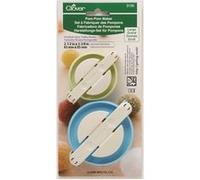 Clover - Set à fabriquer des grands pompons - Plastique - Multicolore - 2 pièces