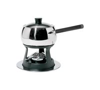 Alessi Sg55/200 B Mami Service à Bourguignonne Composé Par: Casserole avec Long Manche en Acier Inoxydable 18/10 avec Fond Thermodiffuseur et Manche en Bois Noir