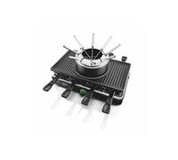Set à fondue, Grill et Raclette Cool Dinner - Convient pour 8 personnes, 1400W