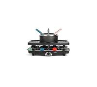 Set à raclette, grill et fondue + 8 poelons + 6 fourchettes - pour 8 personnes doc233