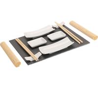 Set à sushi ZenStyle 11 pcs - porcelaine, bambou, paquet cadeau