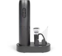 Livoo - Set à vin électrique rechargeable GS159 - tire-bouchon, coupe-capsule, aérateur, bec verseur, base de rangement et charge, universel