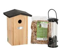 Esschertdesign - Kit Nichoir complet mésanges bleues. Multicolore. Marque : Esschert Design. Réf. : FB555 - Multicolore