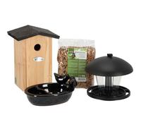 Set abri mangeoire et graines oiseaux Pour oiseaux du jardin
