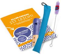 Set Accesoires pour Flûte à Bec Soprano avec Etui Housse Chiffon Tige Nettoyage