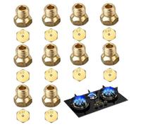 Set Accessoire Cuisine,10pcs Gicleur Gaz Butane,Gicleur Gaz Bouteille,Gicleur Gaz de Ville,Buses pour Bruleur Gaz Gaziniere Gaz
