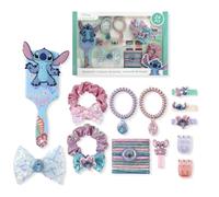 Set accessoires cheveux pour filles Stitch et Angel Disney 24 pièces brosse élastiques pinces