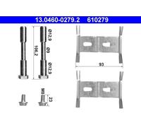 Set Accessoires, Disque Frein Axial Avant pour VW Porsche Cayenne Touareg