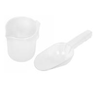 Set Accessoires Pour Popcorn Professionnels Pelle 220 Ml Et Verre Doseur 500 Ml