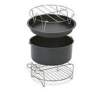 Set Accessoires Xl Pour Friteuse à Air Chaud Easy Fry - Xa112010 Moulinex