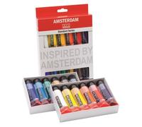 Royal Talens Amsterdam – Set peinture acrylique Standard pour débutants (12 x 20 ml)