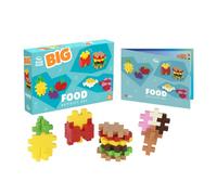 Plus-Plus BIG - Jeu de Construction pour Enfant Dès 2 Ans - Set Activité Cuisine 50 Pièces - Thème Nourriture - Jouet Éducatif et Ludique pour Fille et Garçon Dès 24 Mois