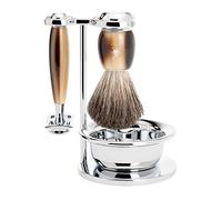 Set Afeitado Mühle Brocha Afeitar, Bol & Maquinilla Cuerno Serie Vivo