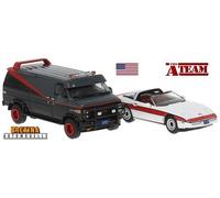 GMC Vandura, Chevrolet Corvette C4, "Agence Tous risque" - BREKINA 90501 - HO 1/